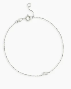 gorjana Diamond Pavé Alphabet Bracelet Fashion