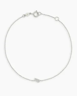 gorjana Diamond Pavé Alphabet Bracelet Fashion