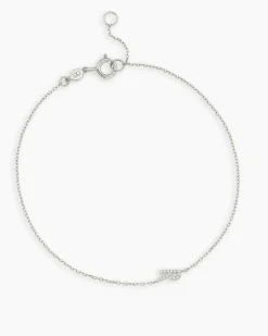 gorjana Diamond Pavé Alphabet Bracelet Fashion