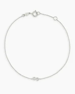 gorjana Diamond Pavé Alphabet Bracelet Fashion