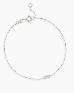 gorjana Diamond Pavé Alphabet Bracelet Fashion
