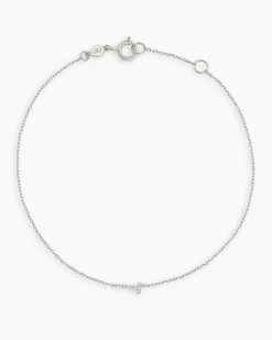 gorjana Diamond Pavé Alphabet Bracelet Fashion
