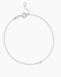 gorjana Diamond Pavé Alphabet Bracelet Fashion