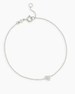 gorjana Diamond Pavé Alphabet Bracelet Fashion