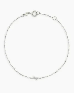 gorjana Diamond Pavé Alphabet Bracelet Fashion