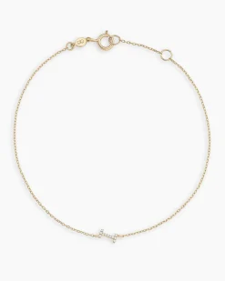 gorjana Diamond Pavé Alphabet Bracelet Fashion