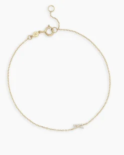 gorjana Diamond Pavé Alphabet Bracelet Fashion