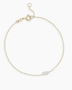 gorjana Diamond Pavé Alphabet Bracelet Fashion