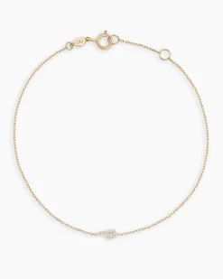 gorjana Diamond Pavé Alphabet Bracelet Fashion