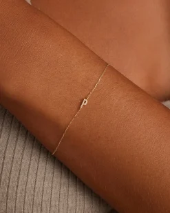 gorjana Diamond Pavé Alphabet Bracelet Fashion