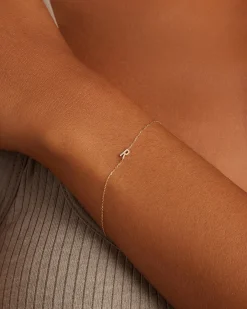 gorjana Diamond Pavé Alphabet Bracelet Fashion