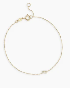 gorjana Diamond Pavé Alphabet Bracelet Fashion