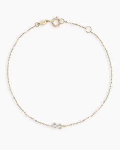 gorjana Diamond Pavé Alphabet Bracelet Fashion