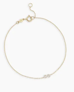 gorjana Diamond Pavé Alphabet Bracelet Fashion