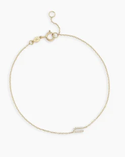gorjana Diamond Pavé Alphabet Bracelet Fashion