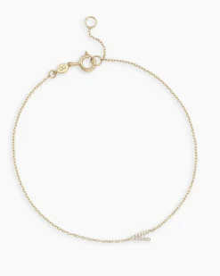 gorjana Diamond Pavé Alphabet Bracelet Fashion