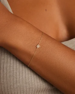 gorjana Diamond Pavé Alphabet Bracelet Fashion