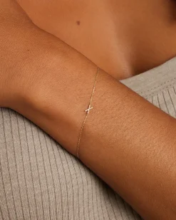 gorjana Diamond Pavé Alphabet Bracelet Fashion