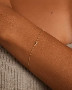 gorjana Diamond Pavé Alphabet Bracelet Fashion