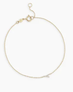 gorjana Diamond Pavé Alphabet Bracelet Fashion
