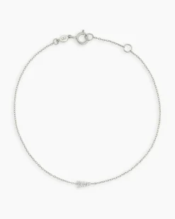 gorjana Diamond Pavé Alphabet Bracelet Fashion