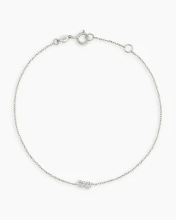 gorjana Diamond Pavé Alphabet Bracelet Fashion