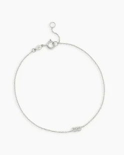 gorjana Diamond Pavé Alphabet Bracelet Fashion