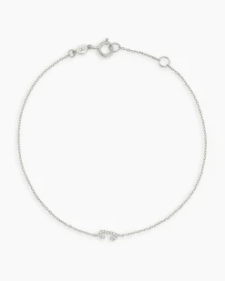 gorjana Diamond Pavé Alphabet Bracelet Fashion