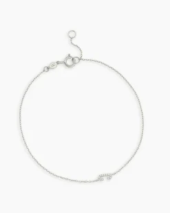 gorjana Diamond Pavé Alphabet Bracelet Fashion