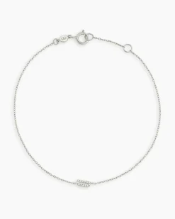gorjana Diamond Pavé Alphabet Bracelet Fashion
