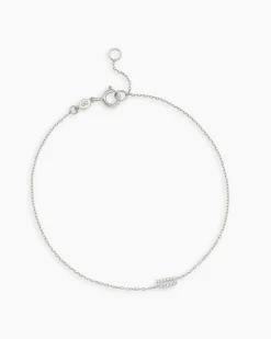 gorjana Diamond Pavé Alphabet Bracelet Fashion