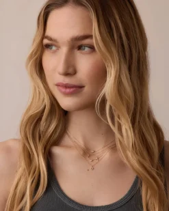 gorjana Diamond Pavé Mini Heart Necklace Fashion