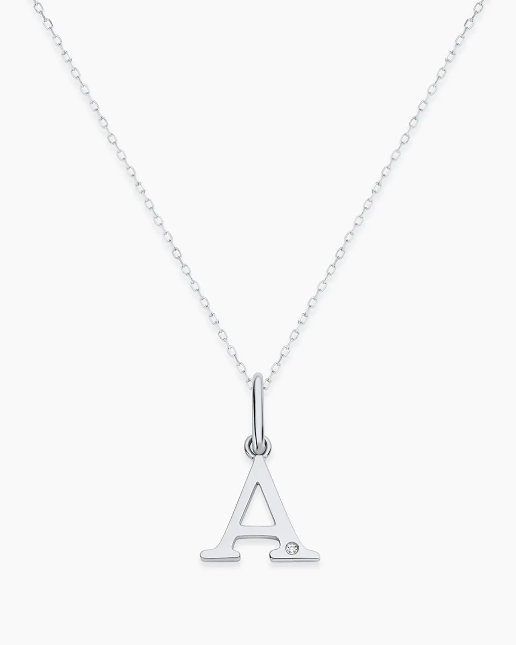 gorjana Diamond Vintage Alphabet Charm Necklace Best