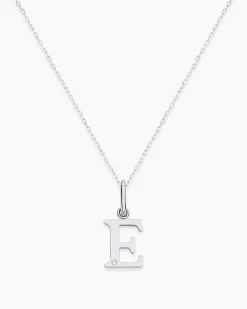 gorjana Diamond Vintage Alphabet Charm Necklace Best