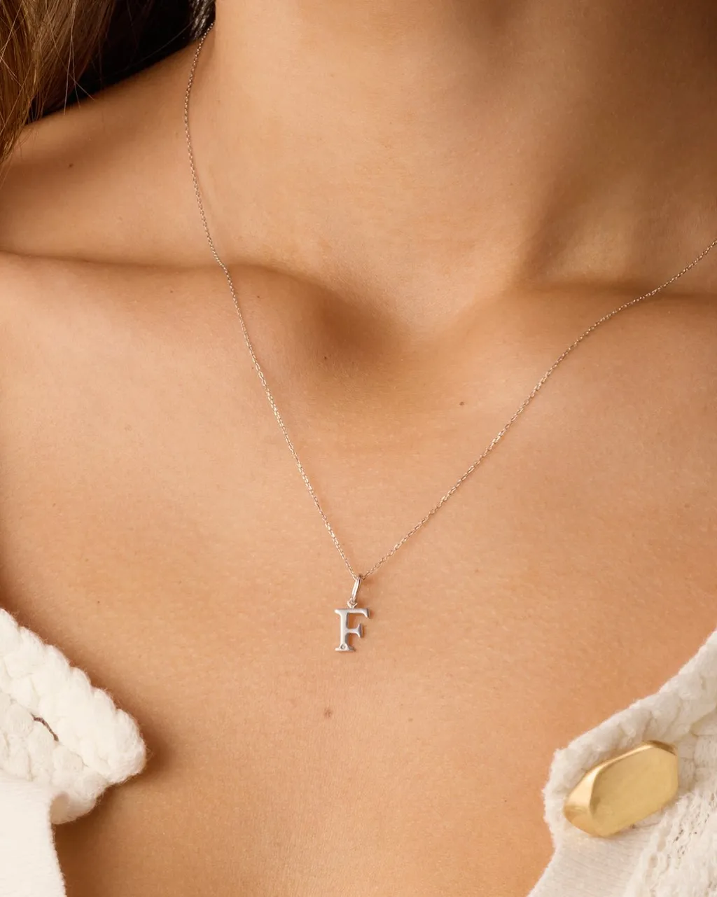 gorjana Diamond Vintage Alphabet Charm Necklace Best