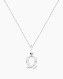 gorjana Diamond Vintage Alphabet Charm Necklace Best