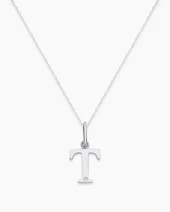 gorjana Diamond Vintage Alphabet Charm Necklace Best