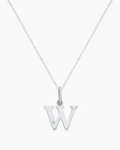 gorjana Diamond Vintage Alphabet Charm Necklace Best