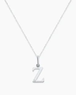 gorjana Diamond Vintage Alphabet Charm Necklace Best