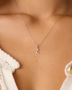 gorjana Diamond Vintage Alphabet Charm Necklace Best