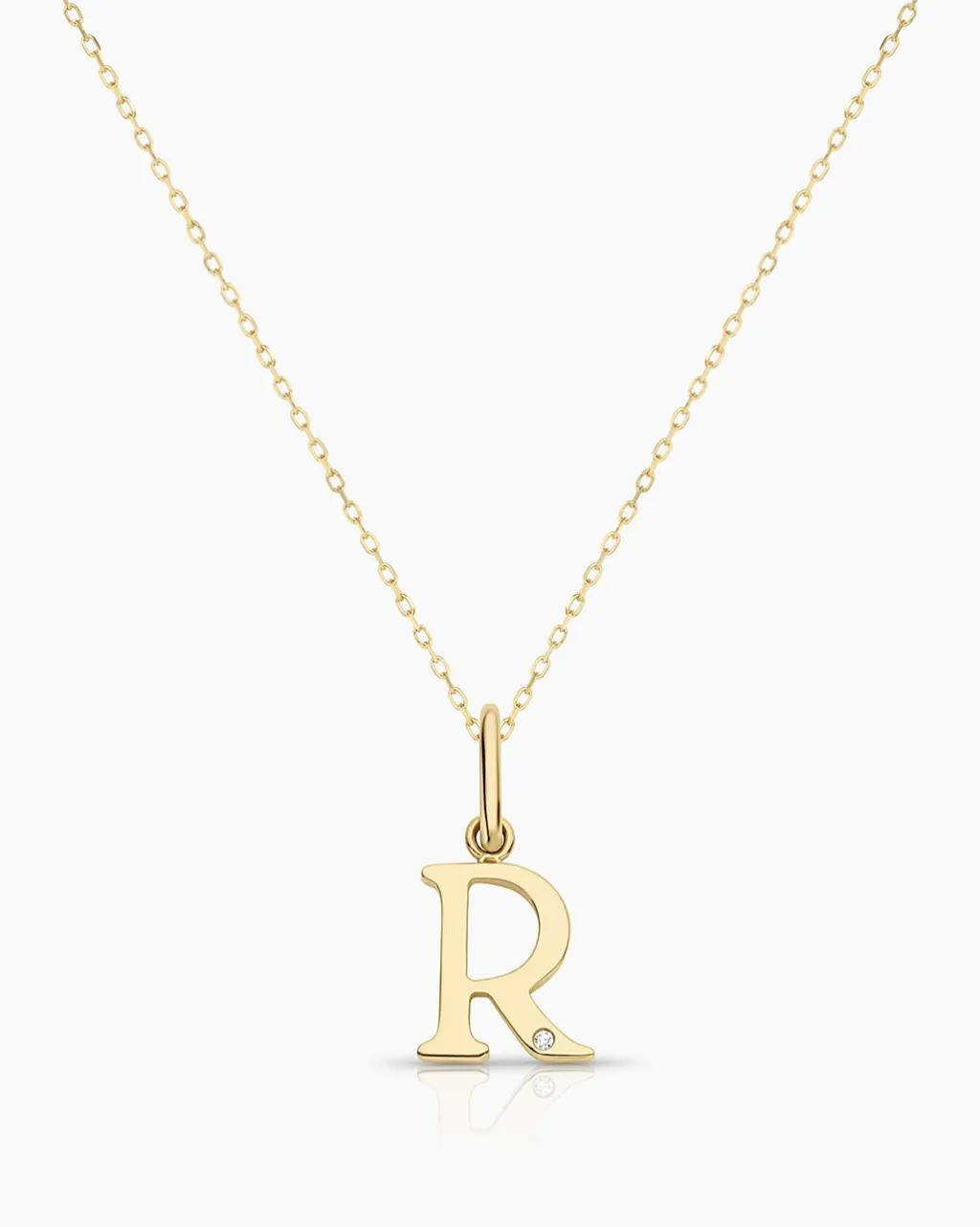gorjana Diamond Vintage Alphabet Charm Necklace Best