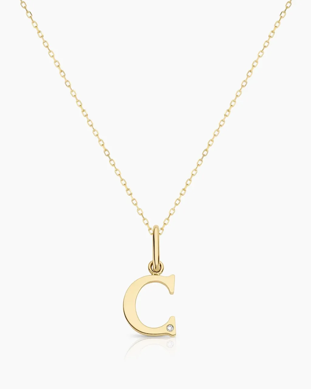 gorjana Diamond Vintage Alphabet Charm Necklace Best