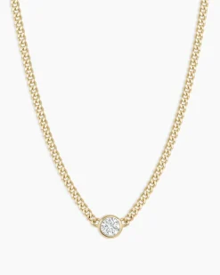 gorjana Diamond Wilder Necklace 14k Solid Gold Hot