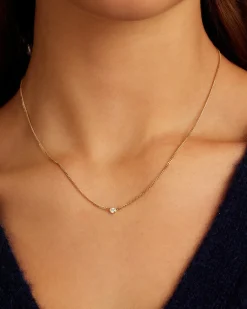 gorjana Diamond Wilder Necklace 14k Solid Gold Hot