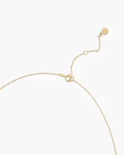 gorjana Evil Eye Necklace 18k Gold Plated Hot