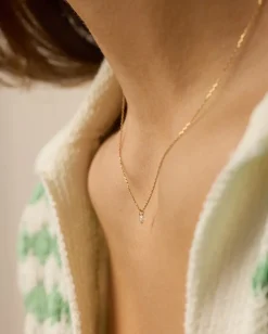 gorjana Floating Diamond Necklace Fashion