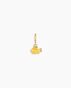 gorjana Goldfish Parker Charm 18k Gold Plated Best