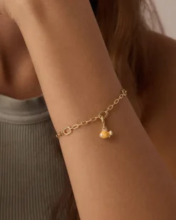 gorjana Goldfish Parker Charm 18k Gold Plated Best