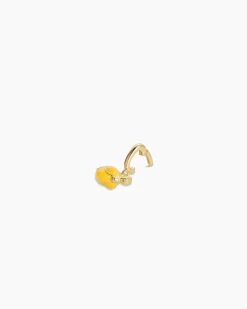 gorjana Goldfish Parker Charm 18k Gold Plated Best