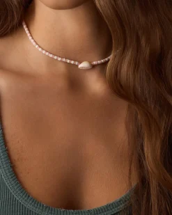 gorjana Harbor Shell Necklace 18k Gold Plated Online